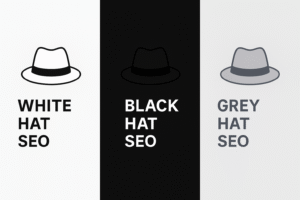 Read more about the article Understanding White Hat, Black Hat, and Grey Hat SEO